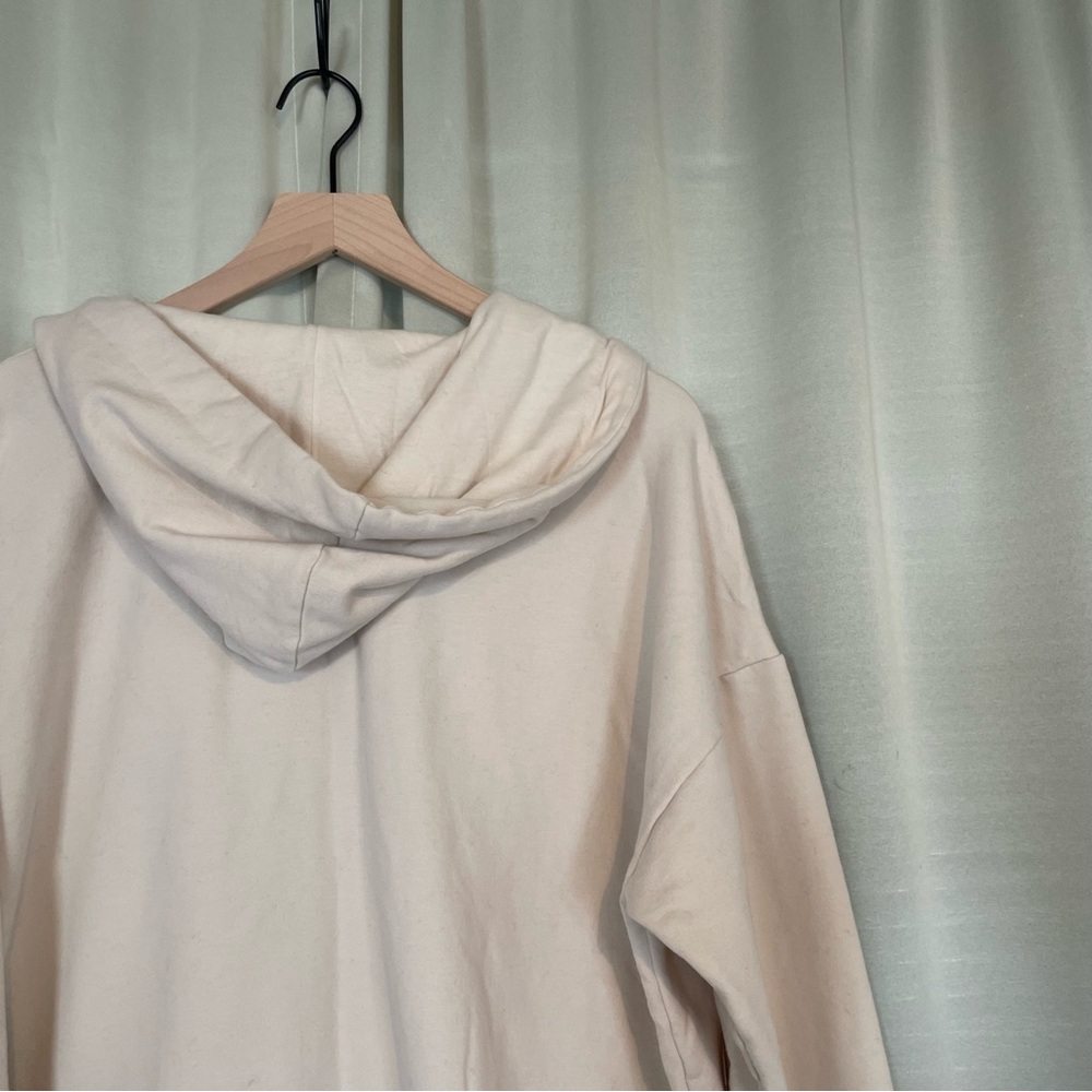 Time and Tru Cream Zip-Up Hoodie - Picture 9 of 9